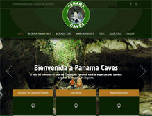 Tablet Screenshot of panamacaves.com